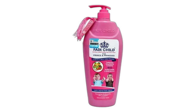 Fair child moisturizing body milk with amino