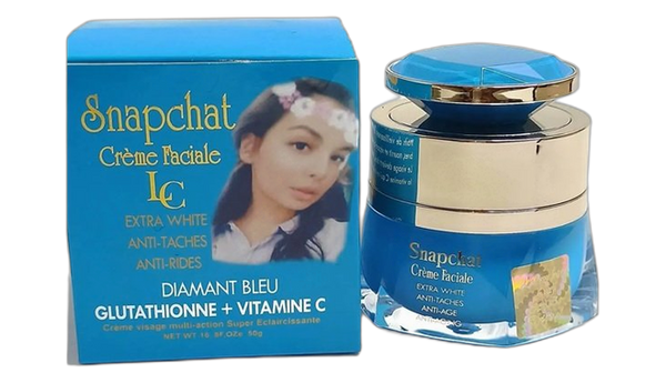 Snapchat facial cream glutathione + vitamin c