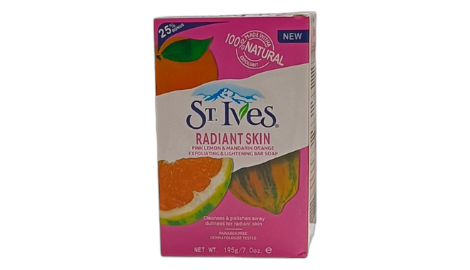 St ives radiant skin bar soap
