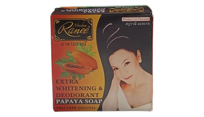 Madam ranee papaya herbal nano extra soap