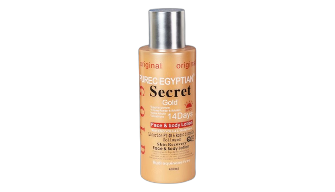 Purec egyptian secret gold face and body lotion