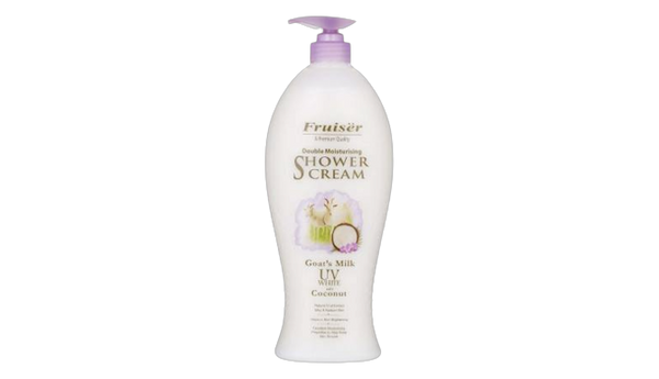 Fruiser rose body shampoo goat's milk uv white