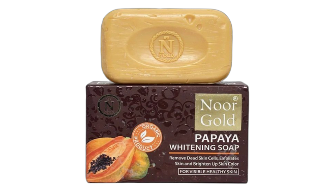 Noor gold papaya whitening soap