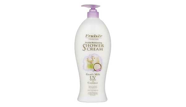 Fruiser shower cream goat's milk uv white with