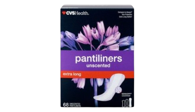 Cvs health pantiliners unscented 68