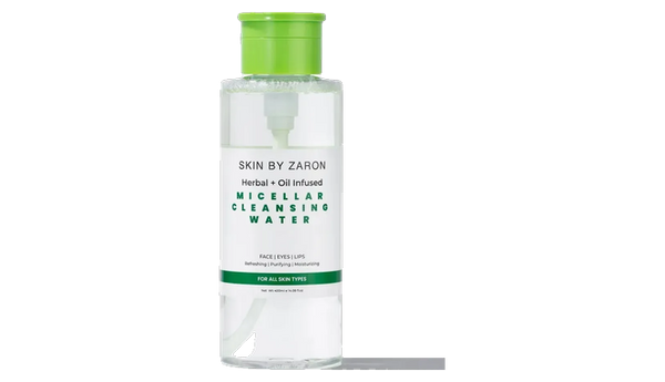 Skin By Zaron Herbal + Oil Infused Micellar Cleansing Water