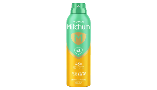 MITCHUM Women Triple Odor Defense 48HR Protection (Pure Fresh) Deodorant Spray And Antiperspirant