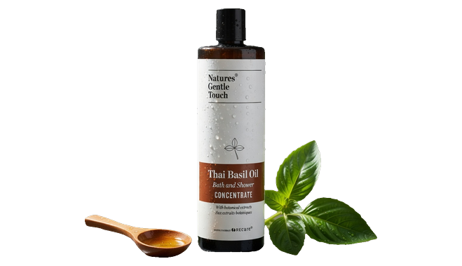 Natures Gentle Touch Thai Basil Oil Bath And Shower Concentrate