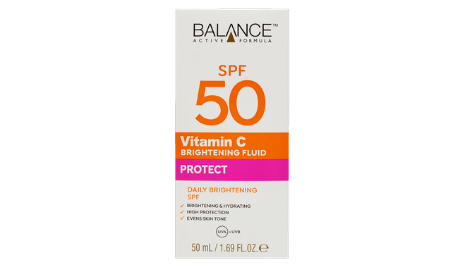 Balance Active Formula Vitamin C Brightening Fluid Protect SPF 50