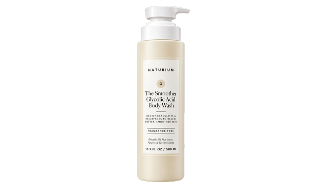 NATURIUM The Smoother Glycolic Acid Body Wash
