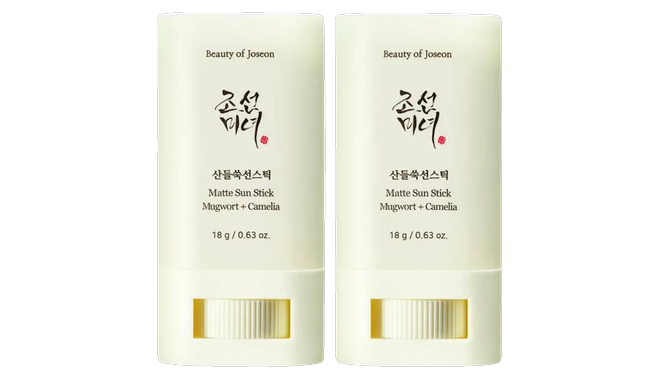 BEAUTY OF JOSEON Matte Sun Stick: Mugwort + Camelia SPF50+ 18gX2