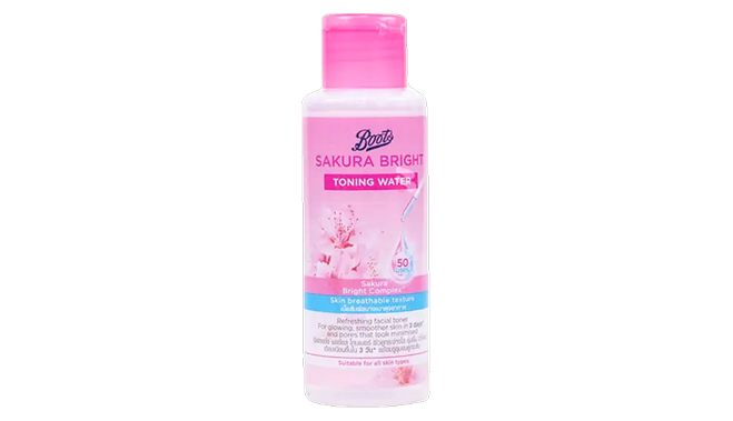 Boots Sakura Bright Toning Water