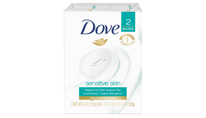 Dove Sensitive Skin Soap 2 Bars