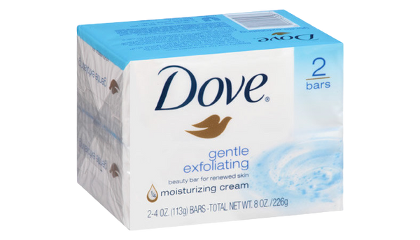 Dove Gentle Exfoliating Soap 2 Bars