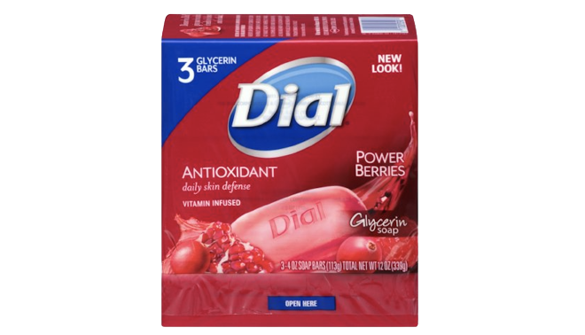 Dial Power Berries Skin Care Bar Soap