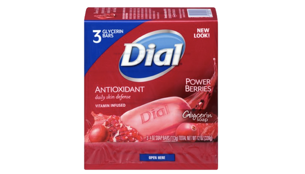 Dial Power Berries Skin Care Bar Soap