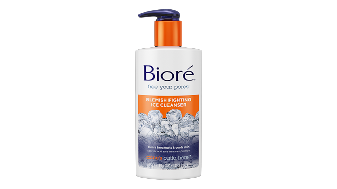 Biore Blemish Fighting Ice Cleanser