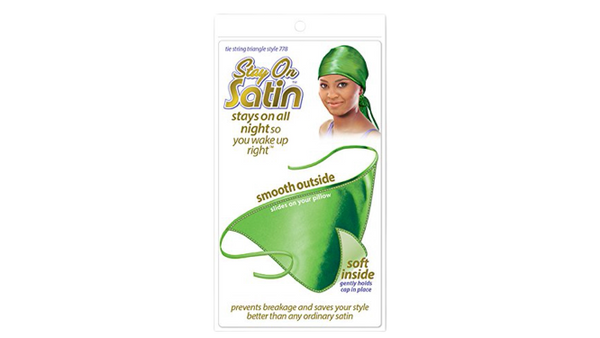 Stay On Satin Tie String Triangle