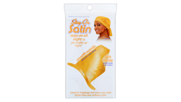 Stay On Satin Tie Black Super Wrap