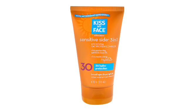 Kiss My Face Spf30 Sensitive Slide 3 In 1 Sunscreen