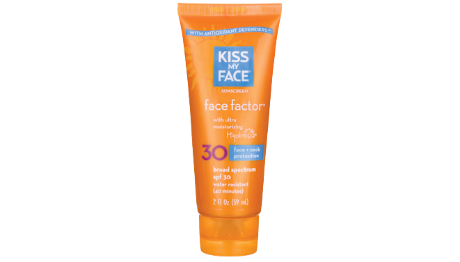 Kiss My Face Spf30 Face Factor Sunscreen With
Nourishing Hydres