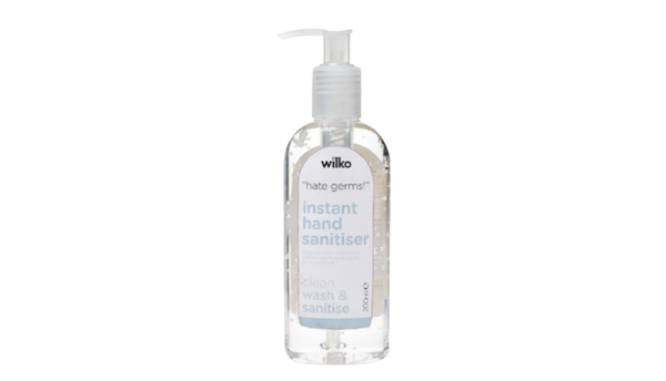Wilko Instant Hand Sanitizer Hates Germs Loves