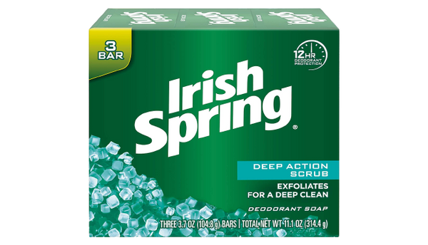 Irish Spring Deep Action Soap