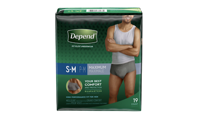 Depend Fit-Flex Underwear 19 Count