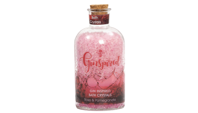 Ginspiral Bath Crystal Rose And Pomegranate
