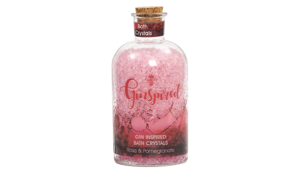 Ginspiral Bath Crystal Rose And Pomegranate