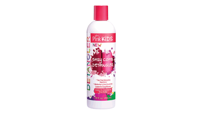 Luster Pink Kids Detangler Easy Comb