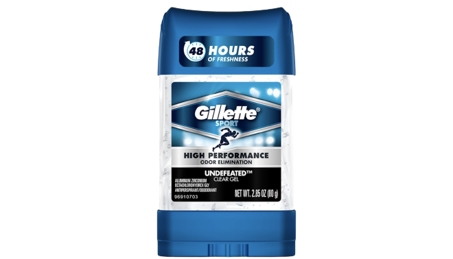Gillette Clear Gel Undefeated Stick