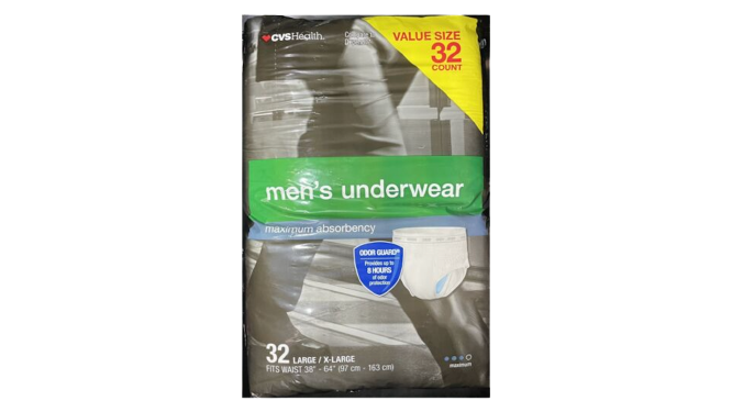 Cvs Health Men's Underwear 32 Large Pcs