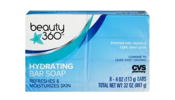 Beauty 360 Hydating Bar Soap 8-Bars