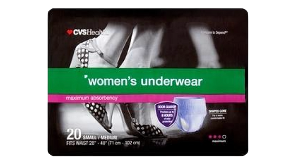 Cvs Heath Women's Underwear Medium Maximum Absorbency