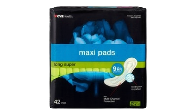 Cvs Health Maxi Pads Long Super 22 Pads