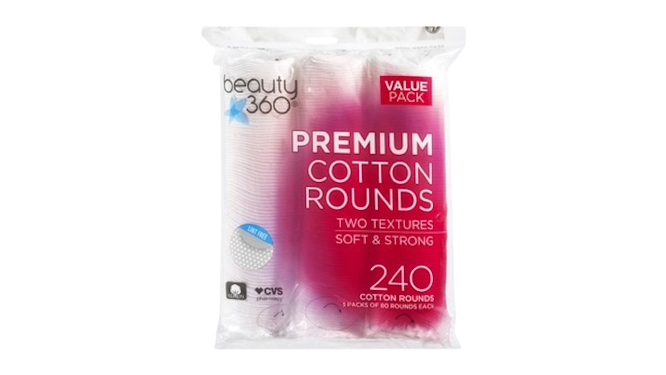 Beauty 360 Premium Cotton Rounds 240 Rounds