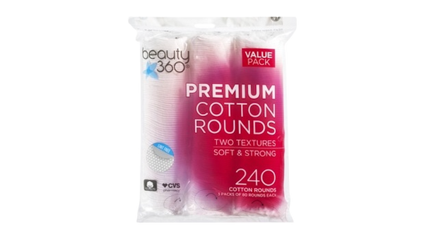 Beauty 360 Premium Cotton Rounds 240 Rounds