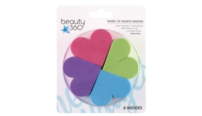 Beauty 360 Wheel Of Hearts Wedges