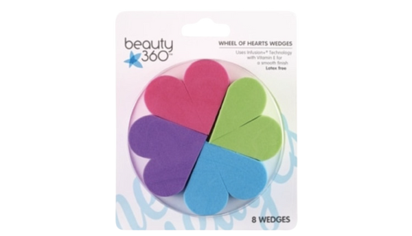 Beauty 360 Wheel Of Hearts Wedges