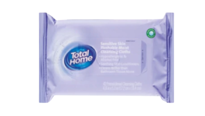 Total Home Cleansing Cloths Wipes