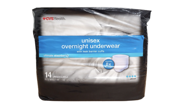 Overnight Underwear 14Unisex Large Fits Waist