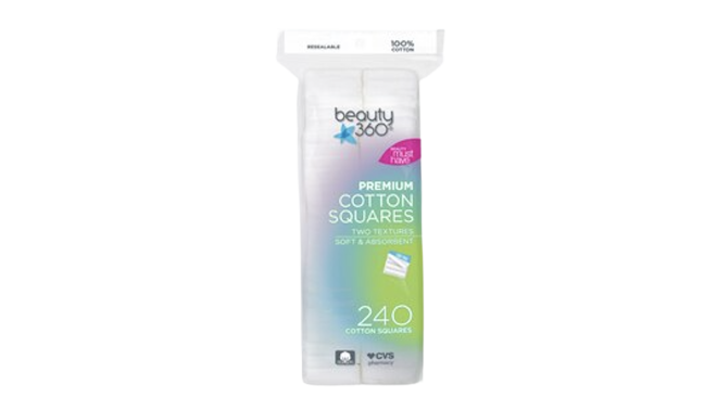 Beauty 360 Premium Cotton Squares