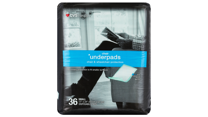 Cvs Health Chair Underpads 36 Small Disposable