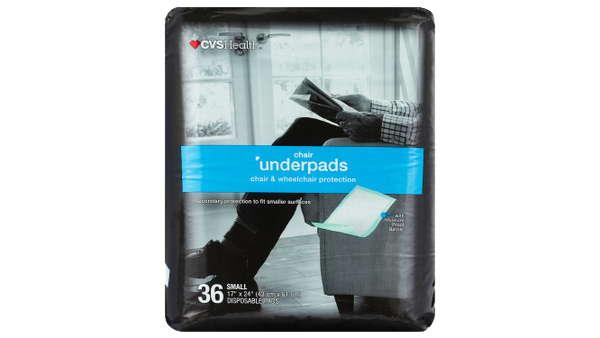 Cvs Health Chair Underpads 36 Small Disposable