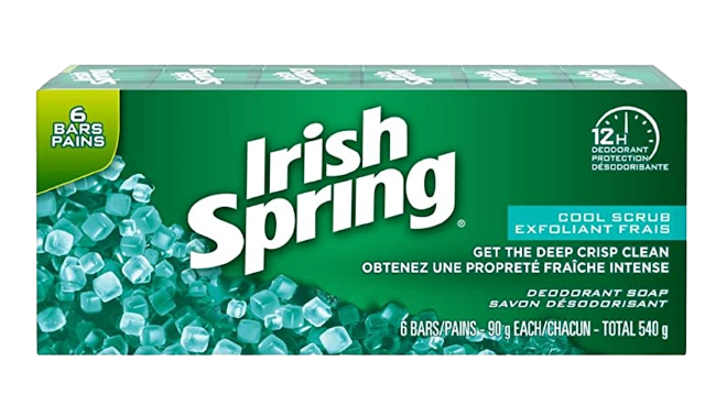 Irish Spring Cool Scrub Soap