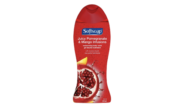 Soft Soap Juicy Pomegranate And Mango Body Wash