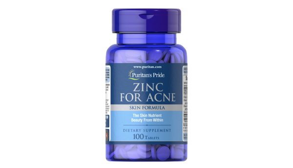 Puritan's Pride Zinc For Acne 100 Tablets
