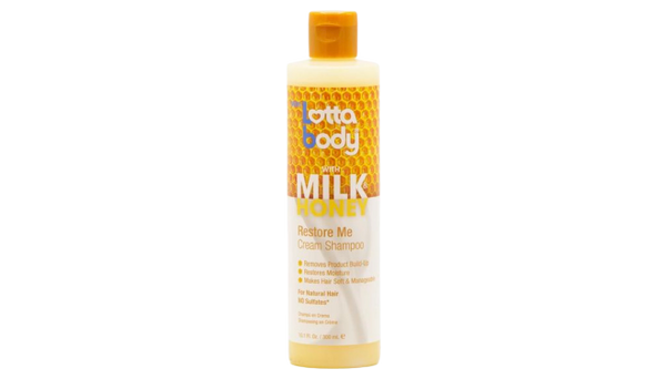 Lotta Body With Milk And Honey Restore Me Cream
Shampoo
