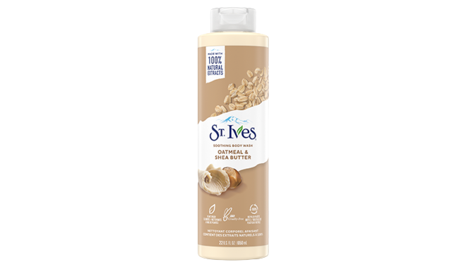 St Ives Oatmeal And Shea Butter Soothing Body Wash